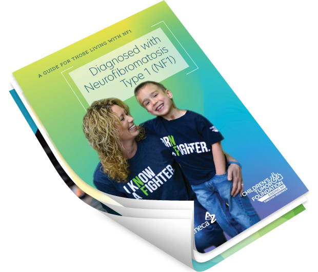 The Children's Tumor Foundation has a variety of brochures that you can share with patients and caregivers about NF1-PN.